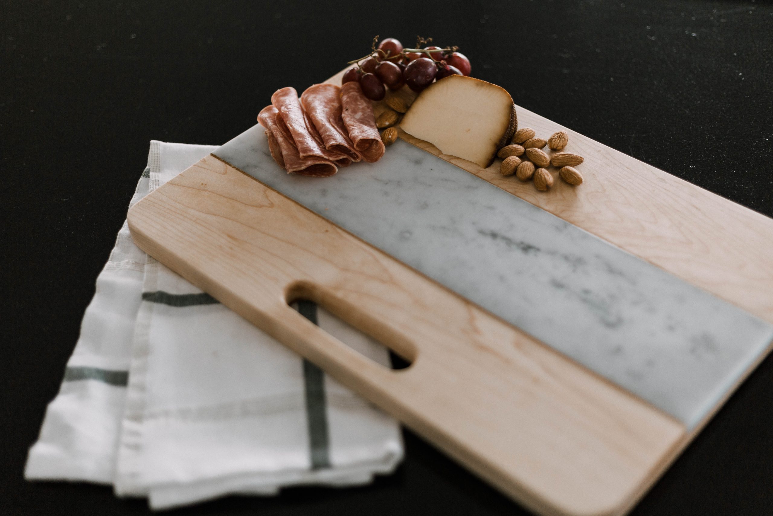 Marble and Wood Cutting Boards - Transitional - Kitchen